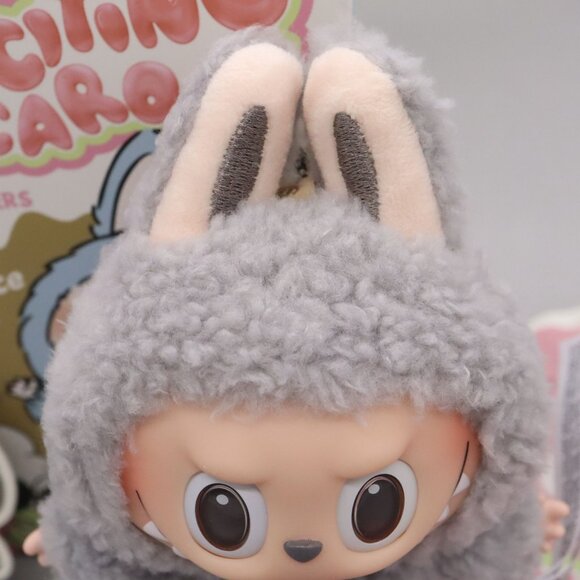 Authentic Labubu SESAME BEAN Exciting Macaron Plush Pendant Pop Mart US Seller - Picture 3 of 14